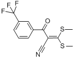 3,3-BIS(METHYLTHIO)-2-[3-(TRIFLUOROMETHYL)BENZOYL]ACRYLONITRILE Structure