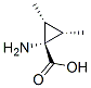 Cyclopropanecarboxylic acid, 1-amino-2,3-dimethyl-, (1alpha,2alpha,3alpha)- (9CI) Structure