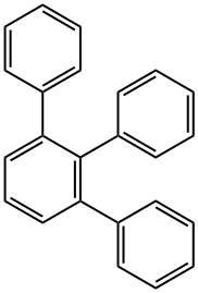 1,2,3-트리페닐벤젠 구조식 이미지