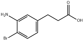 3-(3-Amino-4-bromophenyl)propanoic acid Structure