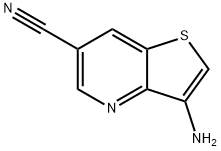Thieno[3,2-b]pyridine-6-carbonitrile, 3-amino- (9CI) Structure