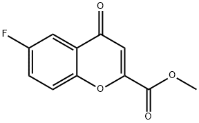 메틸6-플루오로크로몬-2-카르복실레이트 구조식 이미지