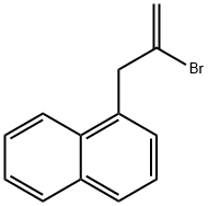 2-BROMO-3-(1-NAPHTHYL)-1-PROPENE Structure