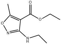 4-Isoxazolecarboxylicacid,3-(ethylamino)-5-methyl-,ethylester(9CI) Structure