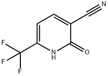 3-Cyano-6-(trifluoromethyl)pyrid-2-one 구조식 이미지