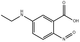 Benzoic acid, 5-(ethylamino)-2-nitroso- (9CI) Structure