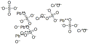 Chromium lead oxide sulfate, silica-modified Structure