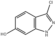 3-CHLORO-6-HYDROXY (1H)INDAZOLE Structure