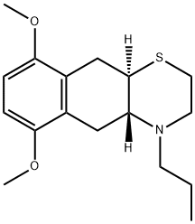 6,9-dimethoxy-4-propyl-2,3,4a,5,10,10a-hexahydro-4H-naphtho(2,3-b)(1,4)thiazine 구조식 이미지