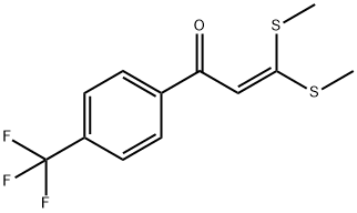 3,3-BIS-METHYLSULFANYL-1-(4-TRIFLUOROMETHYL-PHENYL)-PROPENONE Structure