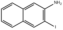 2-Amino-3-iodonaphthalene Structure