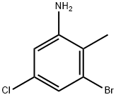 3-Bromo-5-chloro-2-methylaniline 구조식 이미지