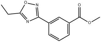 Methyl 3-(5-Ethyl-1,2,4-oxadiazol-3-yl)benzoate Structure