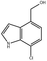 1H-Indole-4-Methanol, 7-chloro- Structure