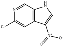 5-Chloro-3-nitro-6-azaindole Structure