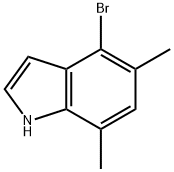 4-BroMo-5,7-diMethylindole Structure
