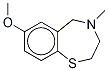 2,3,4,5-Tetrahydro-7-methoxy-4-(methyl-d3)- Structure