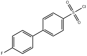 4'-FLUORO[1,1'-BIPHENYL]-4-술포닐염화물 구조식 이미지