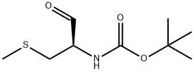 카르밤산,[(1R)-1-포르밀-2-(메틸티오)에틸]-,1,1-디메틸에틸에스테르 구조식 이미지