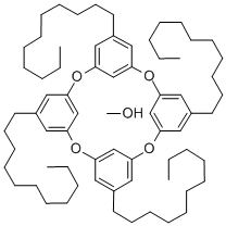 C-UNDECYLCALIX(4)레조르시나렌CH3OH 구조식 이미지