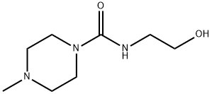 1-Piperazinecarboxamide,N-(2-hydroxyethyl)-4-methyl-(9CI) Structure