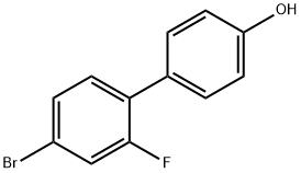 [1,1'-Biphenyl]-4-ol, 4'-bromo-2'-fluoro- Structure