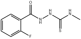 2-(2-fluorobenzoyl)-N-methyl-1-hydrazinecarbothioamide Structure