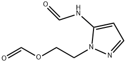 5-Formamide-1-(2-formyloxyethl)pyrazole 구조식 이미지