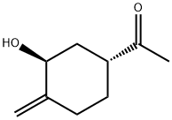 Ethanone, 1-(3-hydroxy-4-methylenecyclohexyl)-, trans- (9CI) Structure