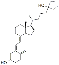 25-하이드록시-26,27-디메틸비타민D3 구조식 이미지