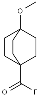 Bicyclo[2.2.2]octane-1-carbonyl fluoride, 4-methoxy- (9CI) Structure