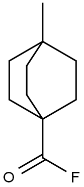 Bicyclo[2.2.2]octane-1-carbonyl fluoride, 4-methyl- (9CI) Structure