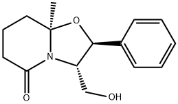 (2S,3S,8AR)-2-PHENYL-3-HYDROXYMETHYL-8A-METHYL BICYCLIC LACTAM Structure