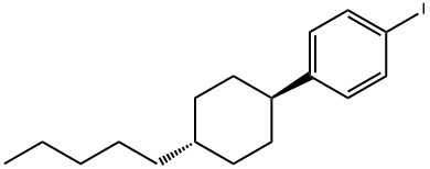 1-IODO-4-(TRANS-4-N-PENTYLCYCLOHEXYL)BENZENE Structure