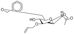 Methyl 2-(AcetylaMino)-2-deoxy-6-O-(phenylMethyl)-3-O-2-propen-1-yl-β-D-glucopyranoside Structure