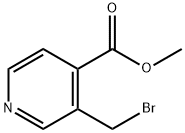 3-(BROMOMETHYL)-PYRIDINE-4-CARBOXYLIC ACID METHYL ESTER Structure