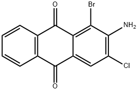 2-amino-1-bromo-3-chloroanthracene-9,10-dione 구조식 이미지