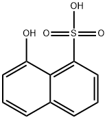 1-Hydroxynaphthalene-8-sulfonic acid 구조식 이미지