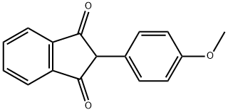 2-P-ANISYL-1,3-INDANDIONE Structure