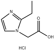 (2-Ethyl-imidazol-1-yl)-acetic acid hydrochloride Structure