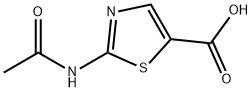 2-(acetylamino)-1,3-thiazole-5-carboxylic acid(SALTDATA: FREE) Structure