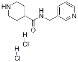 N-(pyridin-3-ylmethyl)piperidine-4-carboxamide dihydrochloride Structure