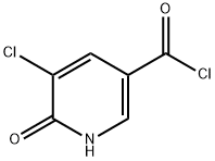 3-Pyridinecarbonylchloride,5-chloro-1,6-dihydro-6-oxo-(9CI) Structure