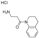 3-Amino-1-[3,4-dihydro-1(2H)-quinolinyl]-1-propanone hydrochloride 구조식 이미지