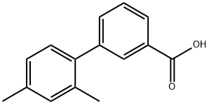 2,4-디메틸비페닐-3-카르복실산 구조식 이미지