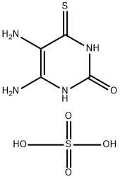 4,5-디아미노-2-하이드록시-6-메르캅토피리미딘헤미설페이트염 구조식 이미지