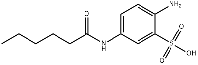 2-Amino-5-hexanoylaminobenzenesulfonic acid Structure