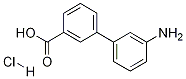 3'-AMINOBIPHENYL-3-CARBOXYLIC ACID HCL Structure