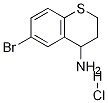 6-broMo-3,4-dihydro-2H-thiochroMen-4-aMine hydrochloride 구조식 이미지
