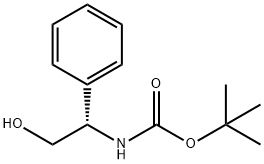 BOC-L-Phenylglycinol 구조식 이미지